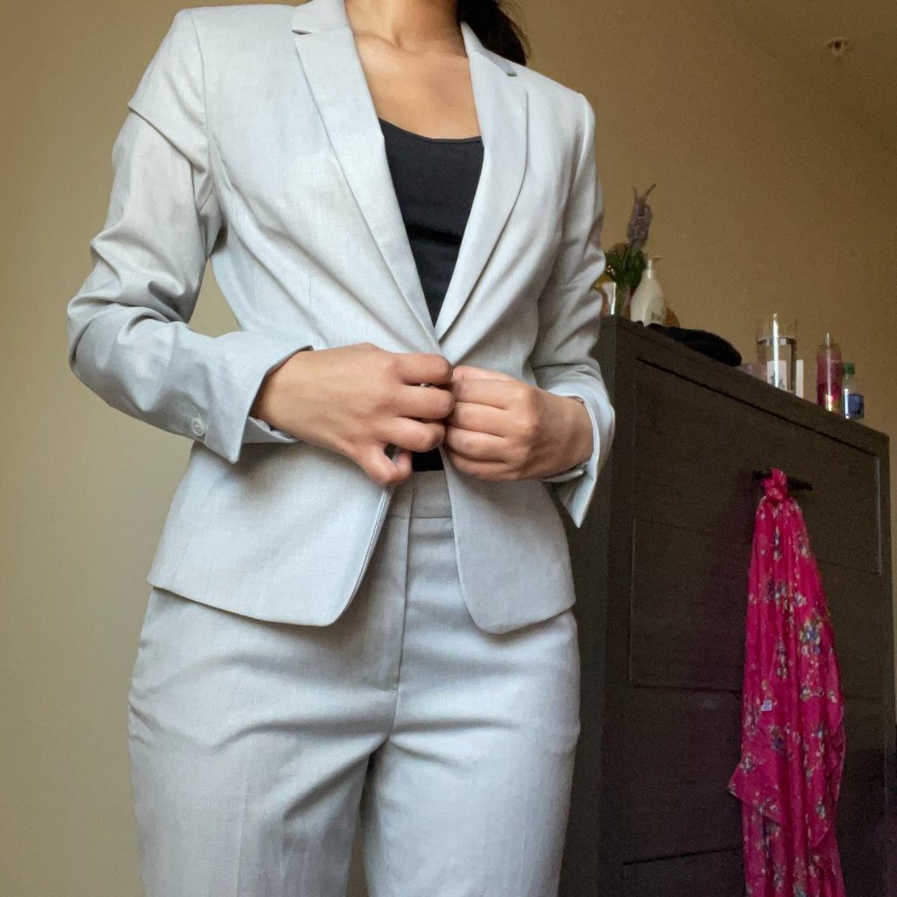 NWOT H&M Fitted Gray Formal Blazer